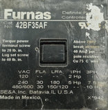 Furnas 42BF35AF Definite Purpose Contactor 3 Pole 3 PH 30A 600V 10HP Max