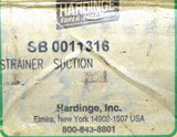 NEW HARDINGE SB 0011316 STRAINER SUCTION FILTER ELEMENT