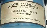 Cole Parmer Instrument  7553-00  Periststaltic Pump 6-600 RPM