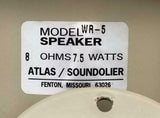 Atlas Soundolier WR-5 Horn Speaker 8 Ohms 7 W