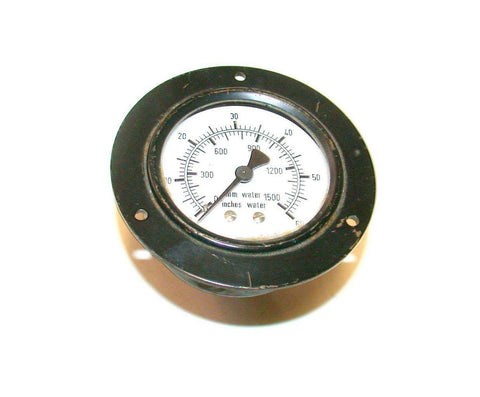 WIKA PANEL MOUNT  PRESSURE GAUGE 1/4 NPT 2 1/2: DIAMETER 0-60 INCHES OF H2O