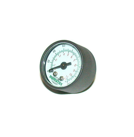 NEW NUMATICS  PBT/GF20  BACK MOUNT AIR PRESSURE GAUGE 1/8 NPT 0-160 PSI