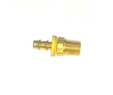 New Parker  UD 4D  Straight Brass Barb Fitting 1/4" Hose X 1/4 NPT