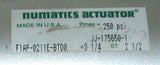 New Numatics   F1AP-0211-BTD0 Pneumatic Air Cylinder 3-1/4" Bore  2-1/2" Stroke