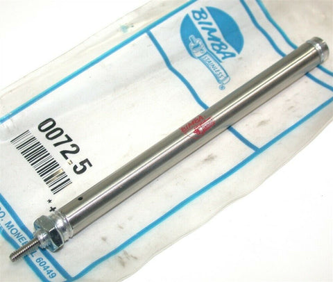 UP TO 2 NEW BIMBA 2 1/2" STROKE SPRING RETURN STAINLESS AIR CYLINDERS 0072.5