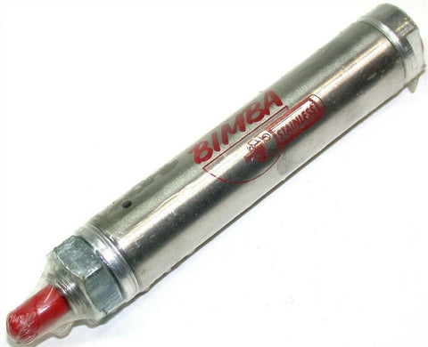 Up To 18 New Bimba 1 1/2" Spring Return 3/4 Bore Stainless Air Cylinder SR-041.5