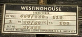 Westinghouse 2F322 Transformer 460/230 to 115 Volts Single Phase 100 VA