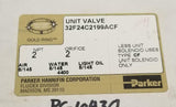 Parker 32F24C2199ACF Solenoid Unit Valve 2" NPT 2" Orifice (2 Available)