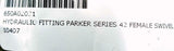 Pack of 5 Parker Series 42 Hydraulic Female Swivel Fitting 3/8"