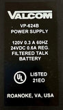 Valcom VP-624B Linear Power Supply 24 VDC @ 0.6 Amps