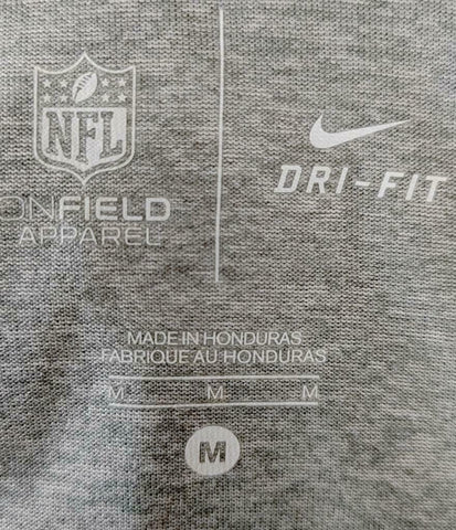 Nike NFL On Field Apparel Men's Dri-Fit Green Bay Packers NFL Gray