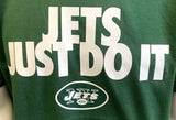 Nike Men's New York Jets Just Do It NFL Football Green Shirt Size Large