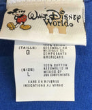 Disney Men's Walt Disney World 2004 Blue Short Sleeve Shirt Large