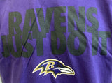 Nike Men's Baltimore Ravens Just Do It NFL Football Purple Shirt Size Large