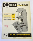 OMEGA 3 OPTICAL JIG BORING MACHINE BROCHURE