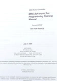 Motoman MRC Robot Controller Advaned ARC Programming Training Manual