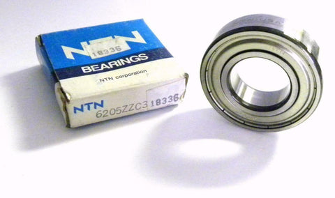 NEW NTN 6205ZZC3 RADIAL BALL BEARING 25 MM X 52 MM X 15 MM (2 AVAILABLE)