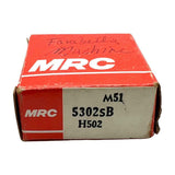 MRC 5302SB Double Row Ball Bearing 15mm X 42mm X 0.7500in