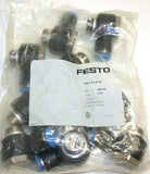 Lot of 10 New Festo QSLV-G3/8-1 Push-in L-fittings 186144