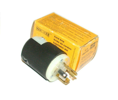 NEW HUBBELL  HBL4720C  TWIST-LOCK MALE PLUG  15 AMP 125 VAC