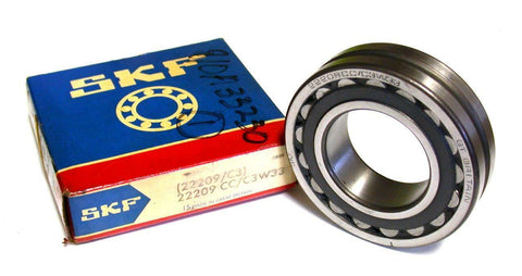 BRAND NEW IN BOX SKF BALL BEARING 45MM X 85MM X 23MM 22209 CC/C3W33 (22209/C3)