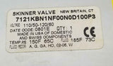 Parker 7121KBN1NF00N0D100P3 Solenoid Valve 365 PSI 1/8" Orifice