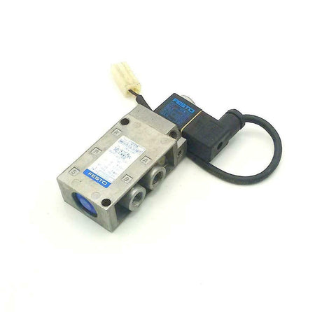 Festo  12 618  MFH-5-1/4-S-NPT  Solenoid Valve 110 VAC 50/60 Hz 12/9 VA 1/4 NPT