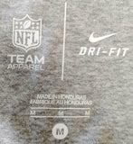 Nike NFL Team Apparel Men's Dri-Fit Pittsburgh Steelers NFL Gray Shirt Size M