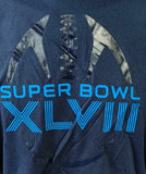 Nike Men's Dri-Fit Super Bowl XLVIII Navy NFL Football Shirt Size Large