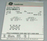 General Electric  9T51B0011  Single Phase Transformer 1.5 KVA