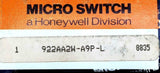 Honeywell Micro Switch 922AA2W-A9P-L Proximity Sensor