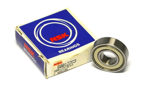 NEW NSK 6001ZZC3 SHIELDED BALL BEARING 12 MM X 28 MM X 8 MM