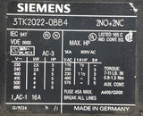 Siemens 3TK2022-0BB4 Miniature Magnetic Contactor 2NO 2NC Snap-On 24VDC Coil