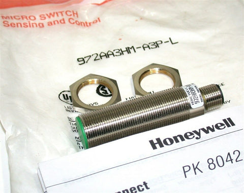 UP TO 10 NEW HONEYWELL 30MM PROXIMITY SENSORS 972AA3HM-A3P-L