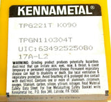 Lot of 7 New 1623278 Kennametal Indexable Turning Inserts TPG221T K090