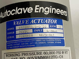 Parker Autoclave VA75M-5.5-0-10 Valve Actuator 60K PSI 316SS 60VRMM6812