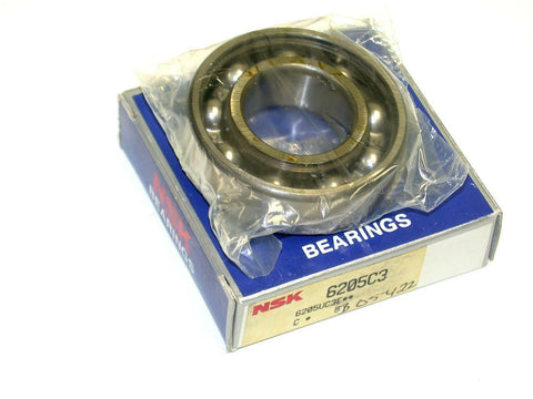 BRAND NEW IN BOX NSK BALL BEARING 25MM X 52MM X 15MM 6205C3 (6 AVAILABLE)