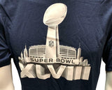 Nike Dri Fit Men's Super Bowl XLVIII Navy Short Sleeve Shirt NFL T-Shirt