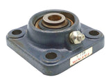 Fafnir RCJ 1/2 4-Bolt Flange Mount Ball Bearing 1/2" Bore Cast Iron