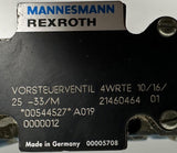 Rexroth 4WRTE 10 V100L-31/6 Control Valve Vorsteuerventil 4WRTE 10/16/25-33/M