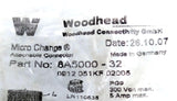 Brad Harrison Woodhead 8A5000-32 Micro Change Attachable Female Connector 300V