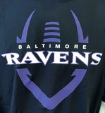 Nike Dri-Fit Men's NFL Baltimore Ravens Football Black Shirt Size Large