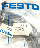 Festo 159421 SIM Series Connecting Cable M8 X 1 Straight Socket /Open End Conn.