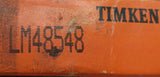 Timken LM48548 Cone Wheel Bearing 1.375" Bore 0.7200" Cone Width