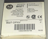 New Allen Bradley  802T-DPNV  Oil Tight Limit Switch 1 .NO.1 N.C. Contacts