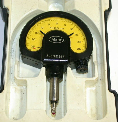 Mahr Millimess Supramess 0.5 um Graduation Dial Indicator Comparator 1002