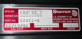 Starrett Webber 25" Vertical Horizontal Free Standing Stack Reference Bar RBC 25