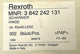 Rexroth 3842242131 Heavy Duty Hinge 2 Pack