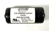 Mars MSA1R12270N Motor Start Capacitor 270-324 MFD 125 VAC W/ Braket