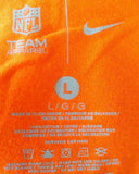 Nike NFL Team Apparel Men's Denver Broncos Orange Short Sleeve Shirt Size Large